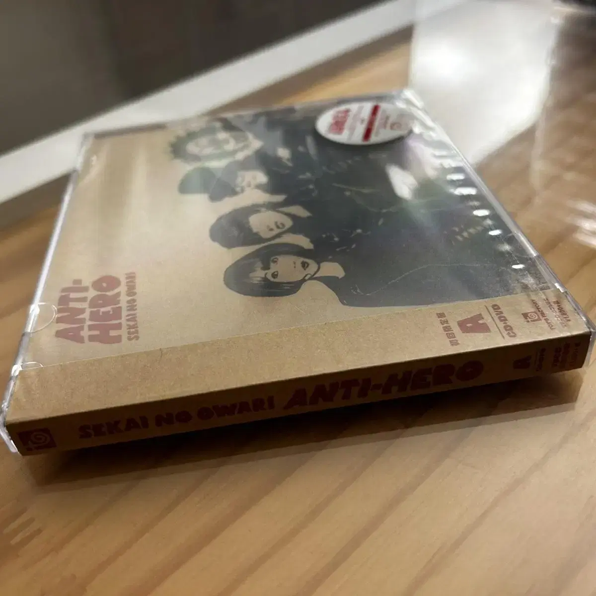 미개봉 세카이노오와리ANTI-HERO 초회한정반A CD+DVD