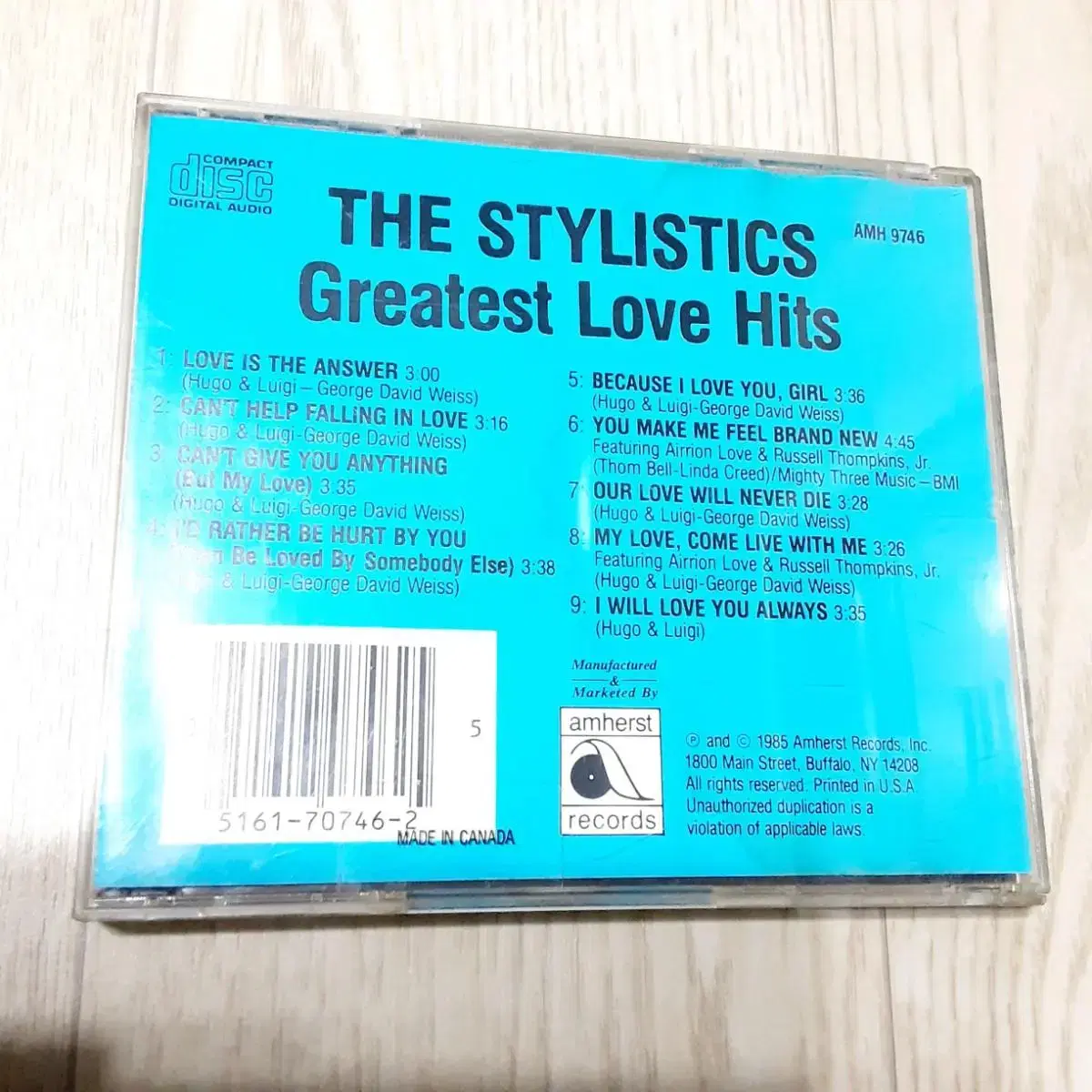 [CD] 스타일리스틱스 (The Stylistics) 앨범