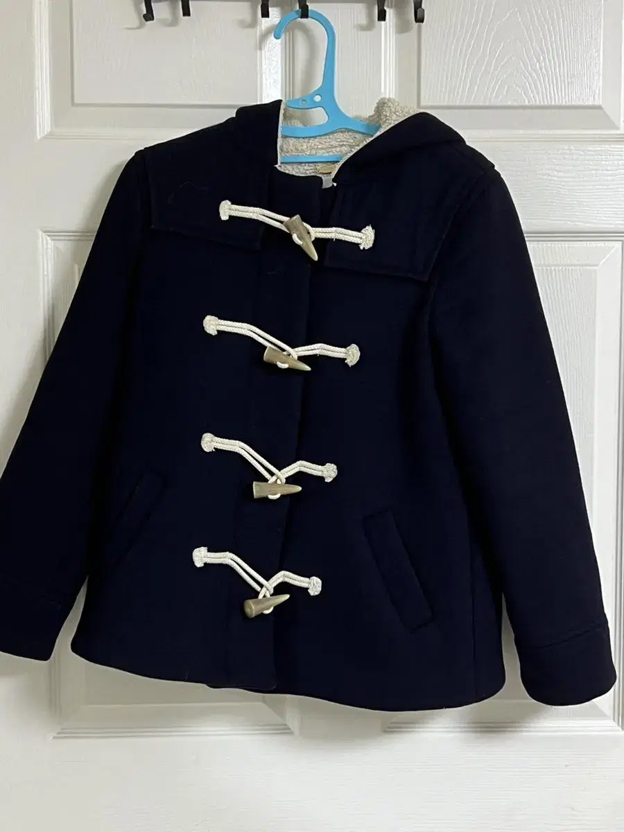 Cute Navy Tteokbokki Coat