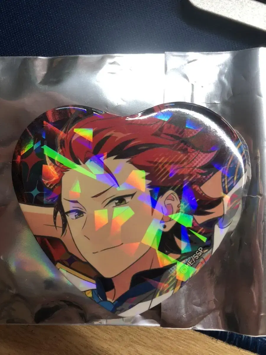 Anstar/Ansible Stars Kiryu Kuro Heart Can Badge