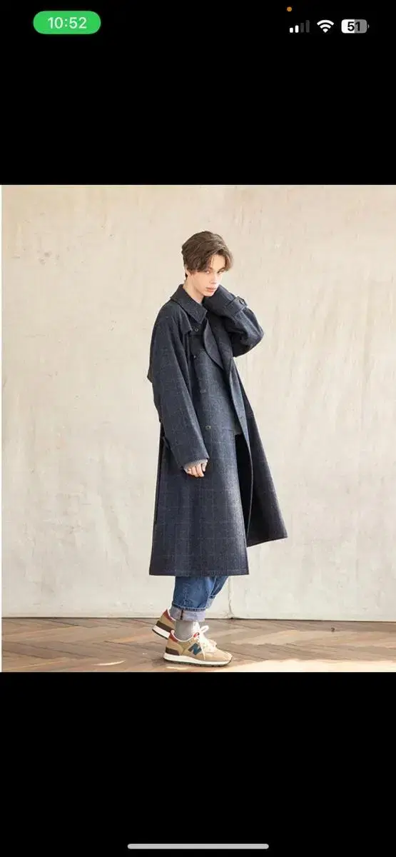 Bigin 202 Check Tweed Coat 2 sizes