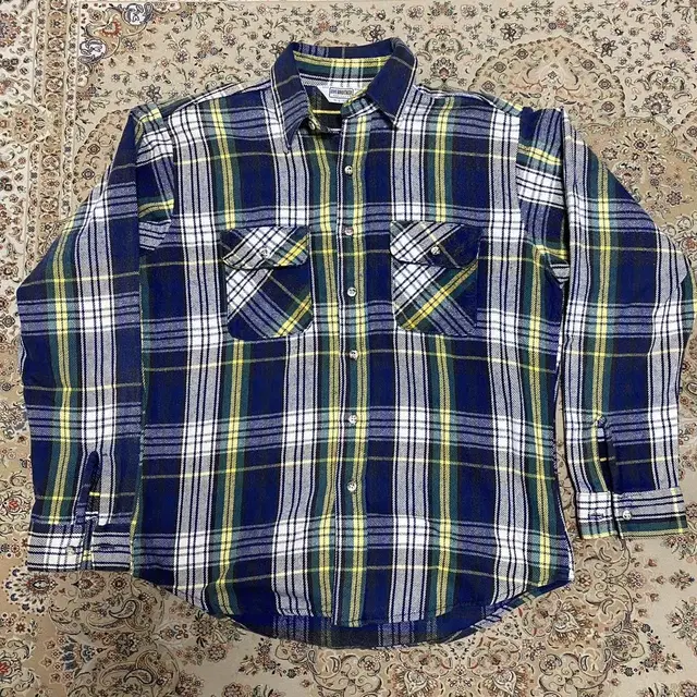 60년대 Five Brother Heavy Flannel Shirt L