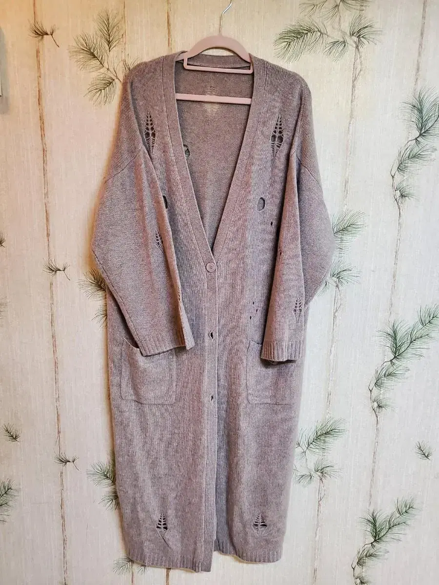 100%Cashmere Long Cardigan