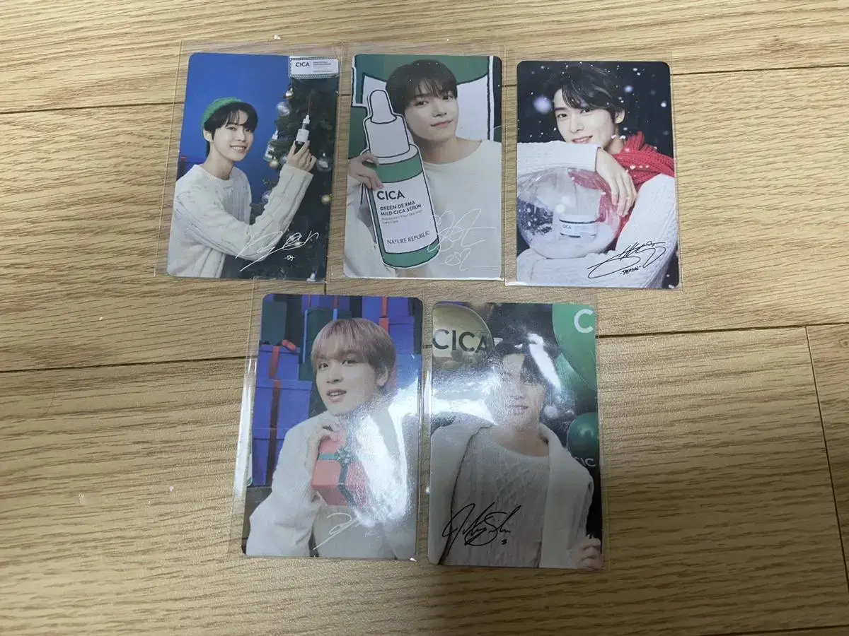 NCT NCT 127 Christmas Nature Republic photocard jaehyun taeyong Haechan