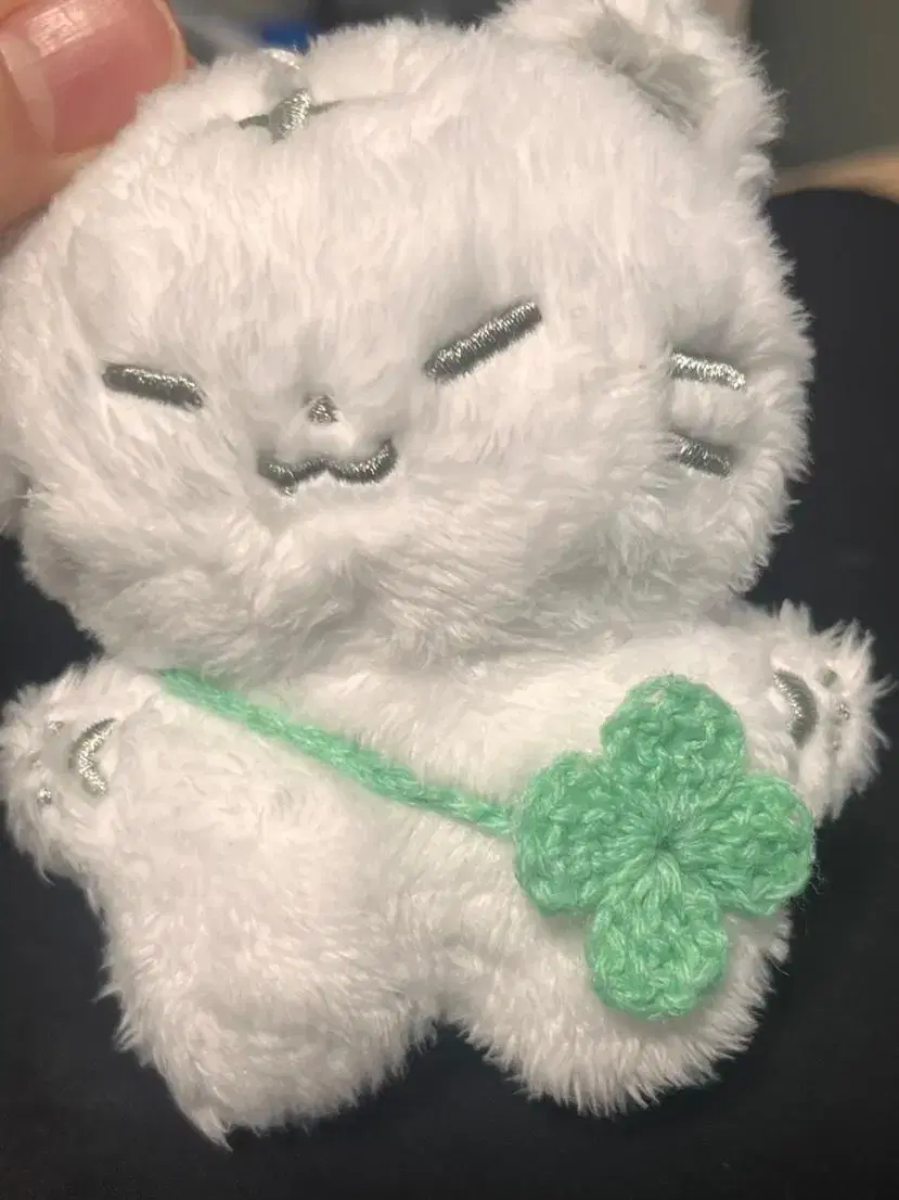 파스텔)10cm 인형 네잎클로버가방 세븐틴엔시티투바투아이브에스파