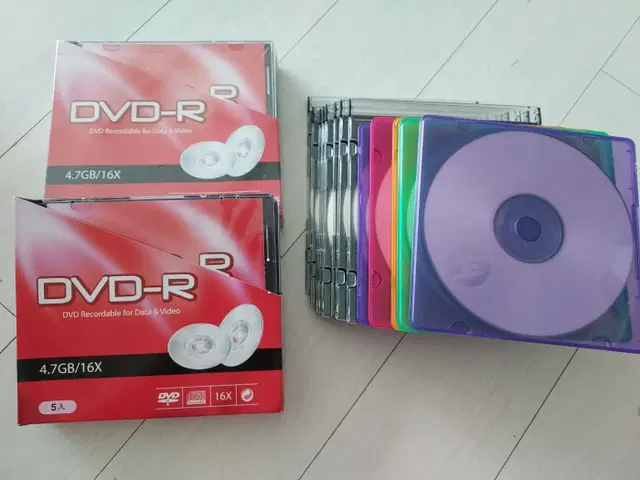 공 DVD-R, 공 CD-R