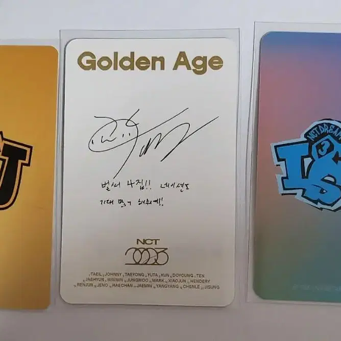 엔시티드림 지성 istj 골든에이지 golden age 럭드 위드뮤