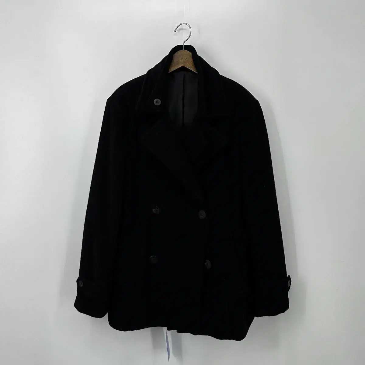 ZIOHOMME Geo Homme Coat Jacket in BLACK