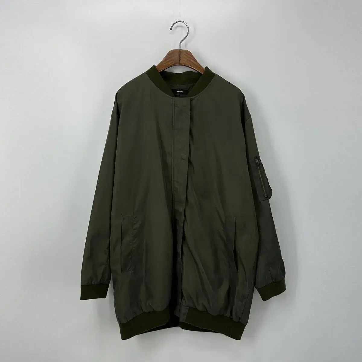 EMODA Long Field Safari Jumper in M size / KHAKI