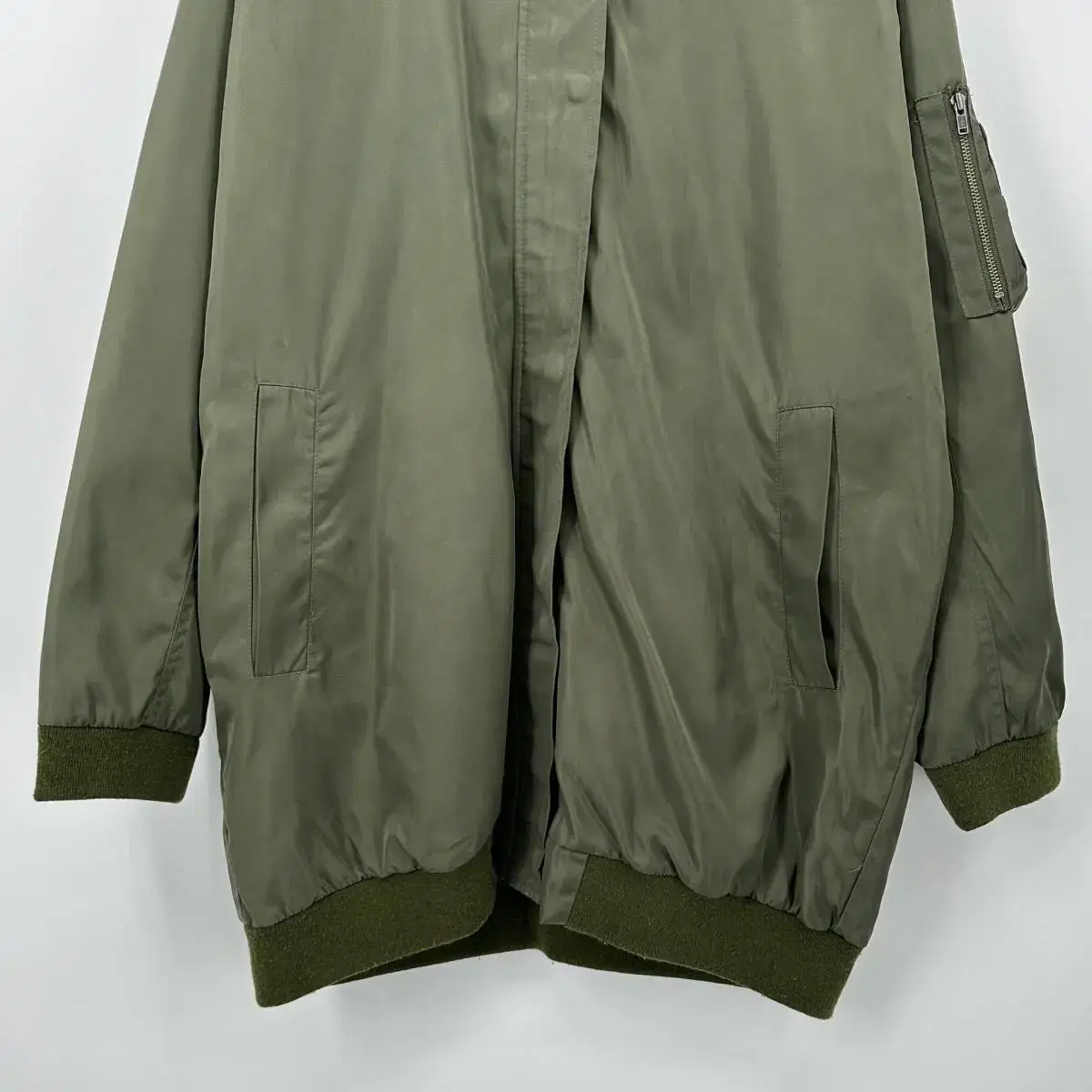 EMODA 롱 야상 사파리 점퍼 (M size / KHAKI)