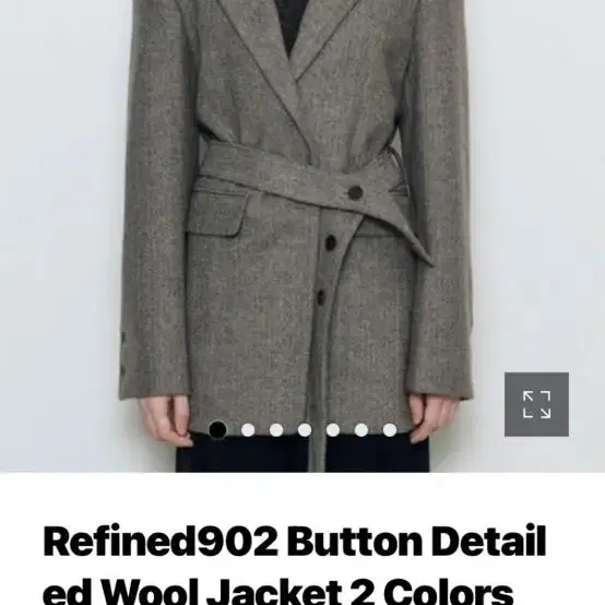 ReFined 902) Wool Jacket 원가 29.6만