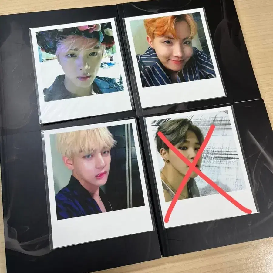 방탄 윙즈 bts 앨범 지민 태형 석진 호석 포카 폴라