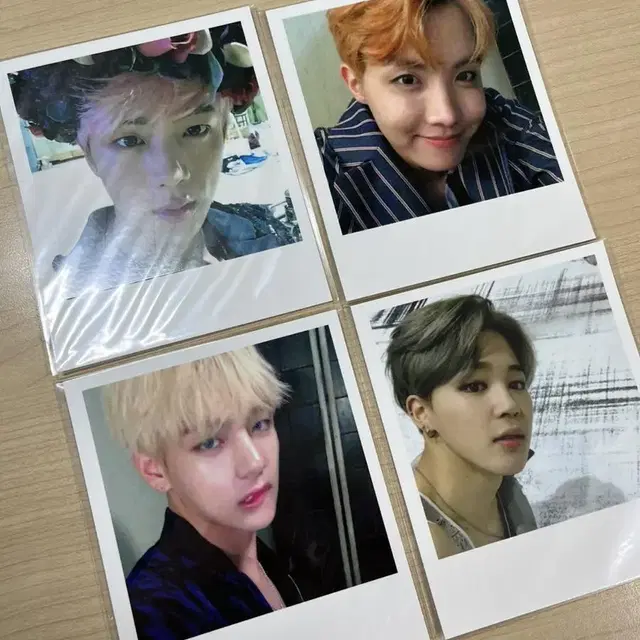 방탄 윙즈 bts 앨범 지민 태형 석진 호석 포카 폴라