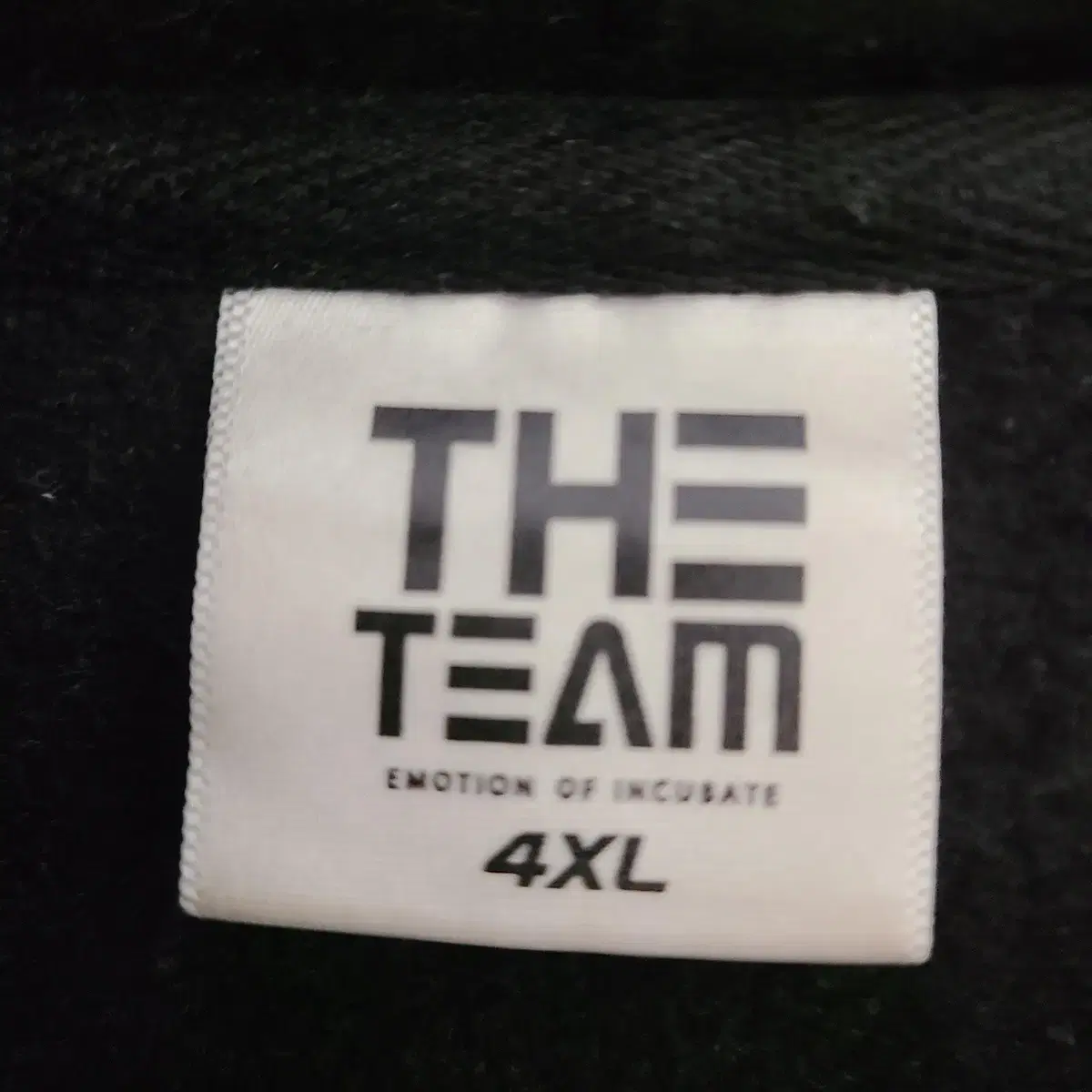 THE TEAM  정품 후드 티셔츠 4XL 사이즈 C5738