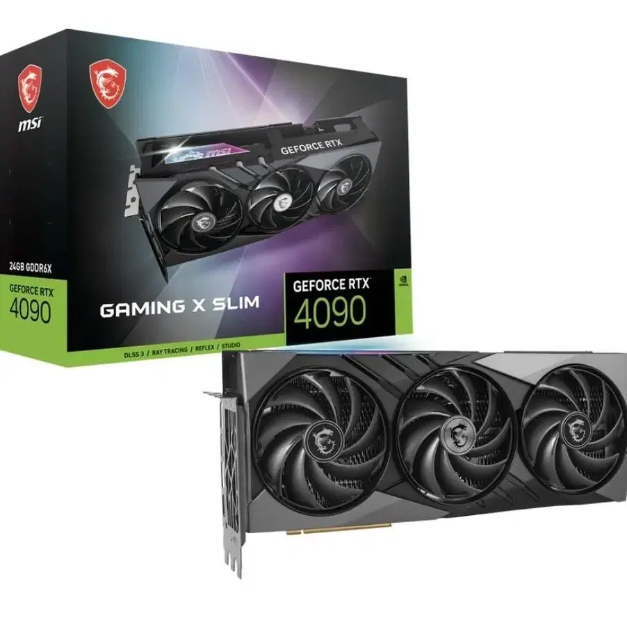 MSI 지포스 RTX 4090 게이밍 X 슬림 D6X 24GB 트라이프로