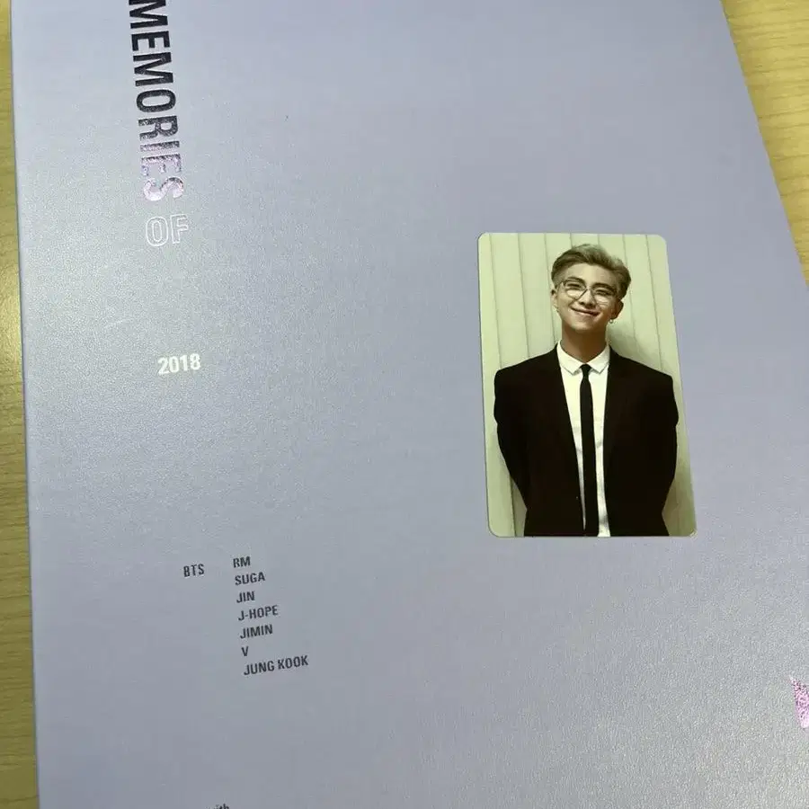 방탄 2018 메모리즈 DVD 남준 포카bts 2018 memories