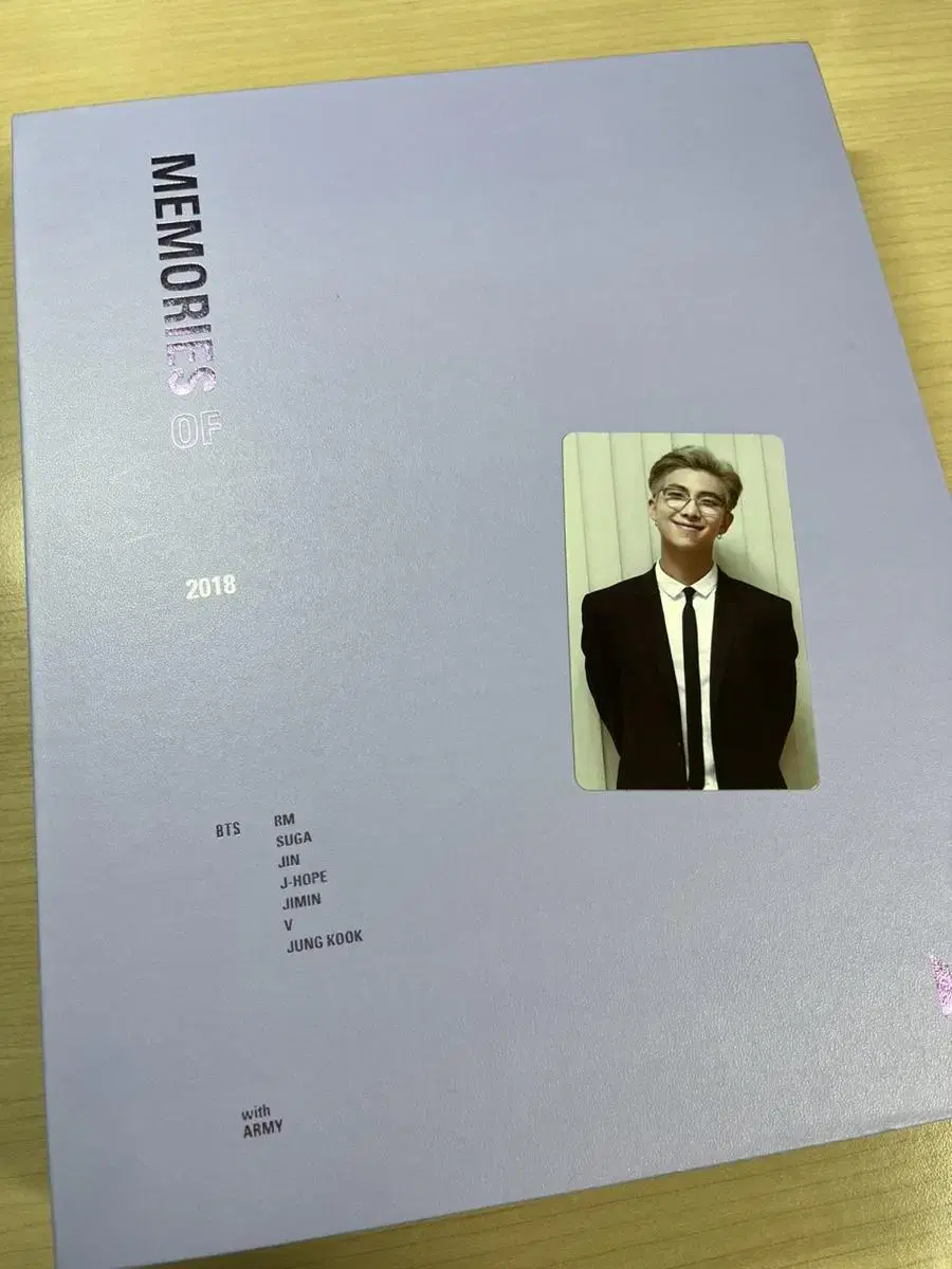 bangtan 2018 memories dvd nam jun photocardbts 2018 memories