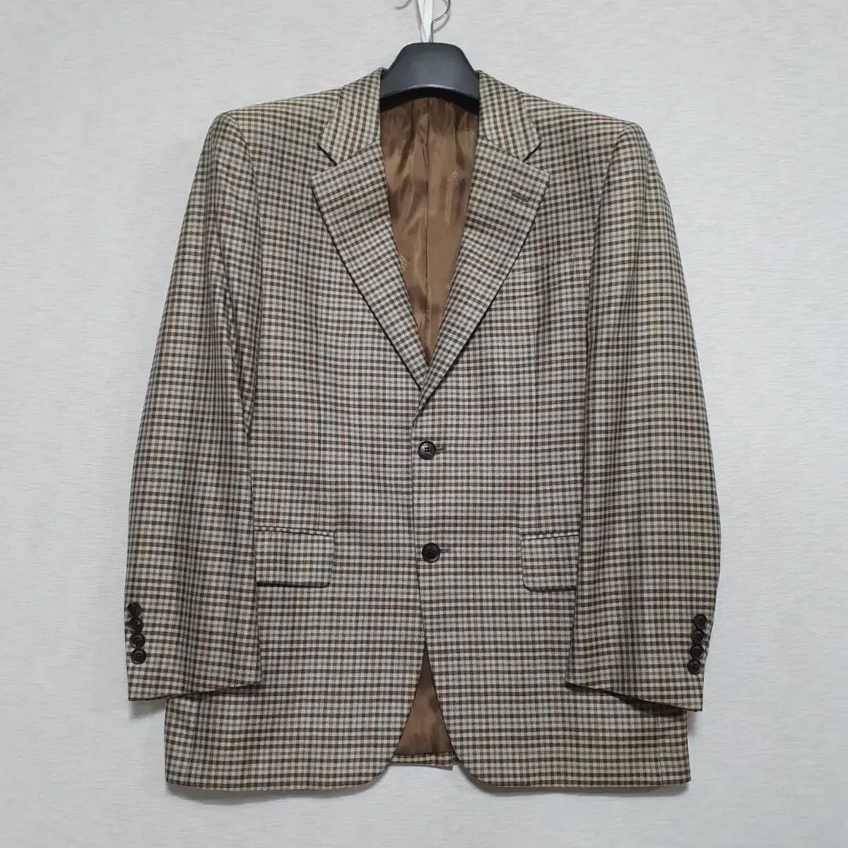 ㅡ Daks's mid-season check jacket, men's 100-1115