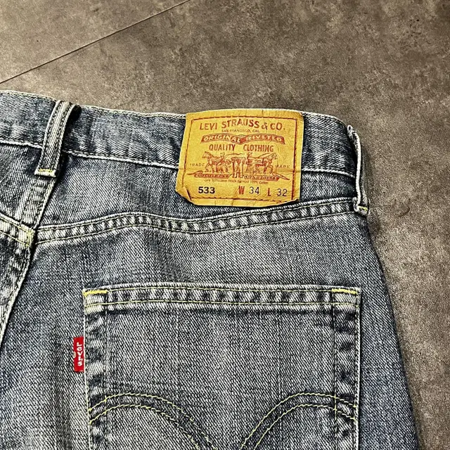 (END) LEVI'S 리바이스 533 연청 데님 청바지