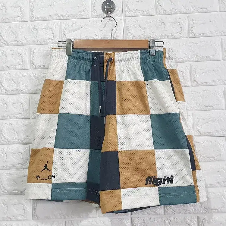 85[L]Nike Jordan Flight Heritage Patchwork Shorts