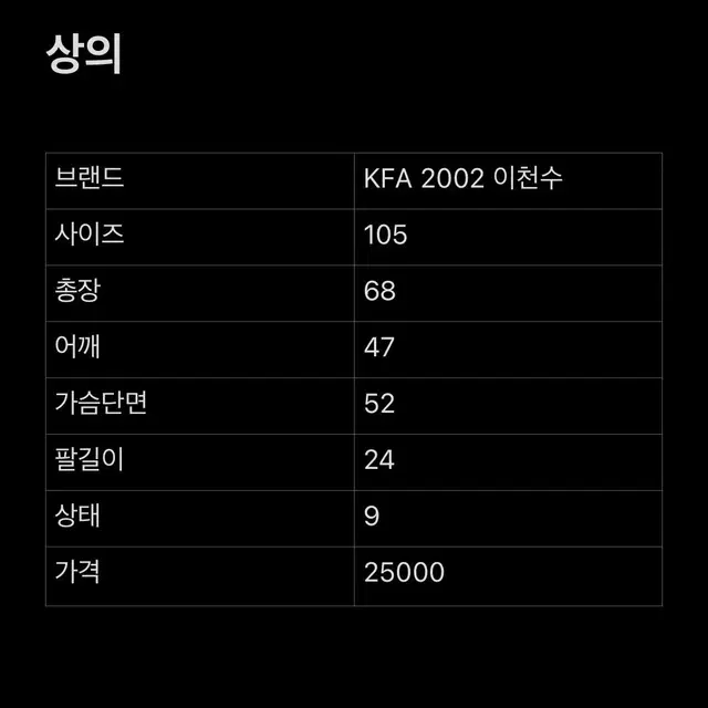 [105] KFA 2002 이천수 반팔티