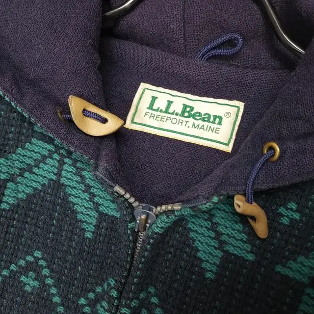 L.L BEAN 엘엘빈 노르딕 빈티지 울블렌드 후드집업 점퍼 C052