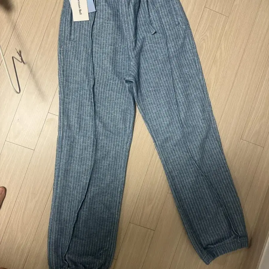 앤더슨벨 ANTERRE KNIT PANTS 스카이블루 44