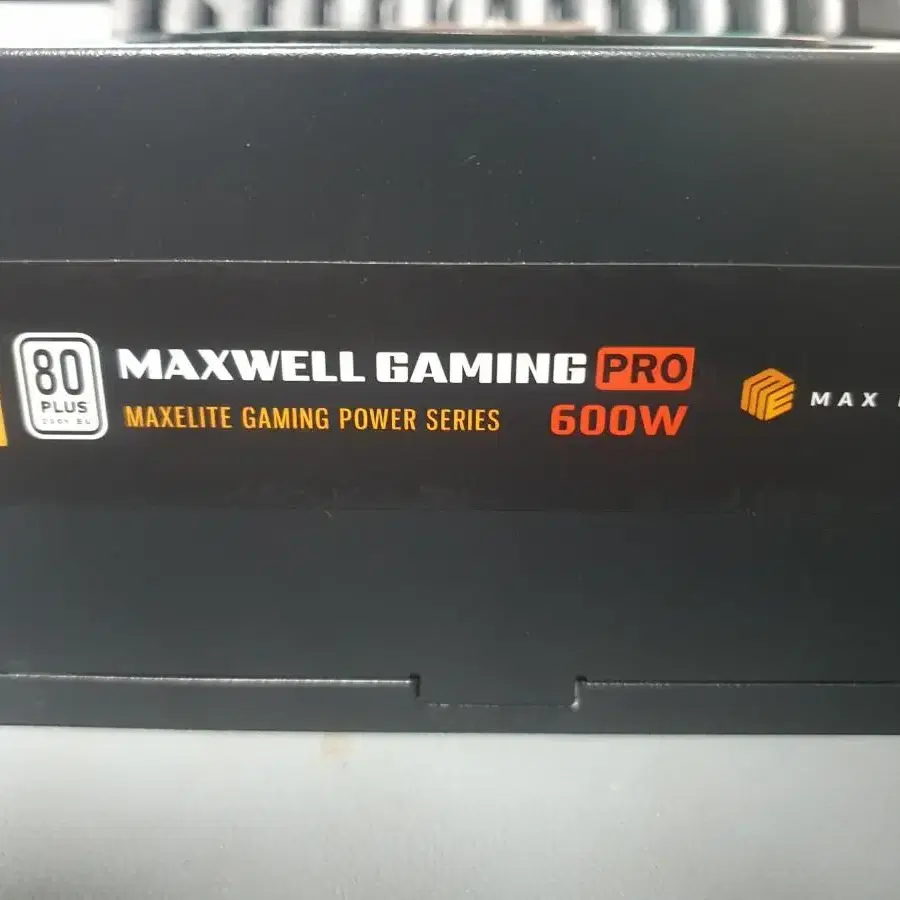 맥스엘리트 MAXWELL GAMING PRO 600w 80plus