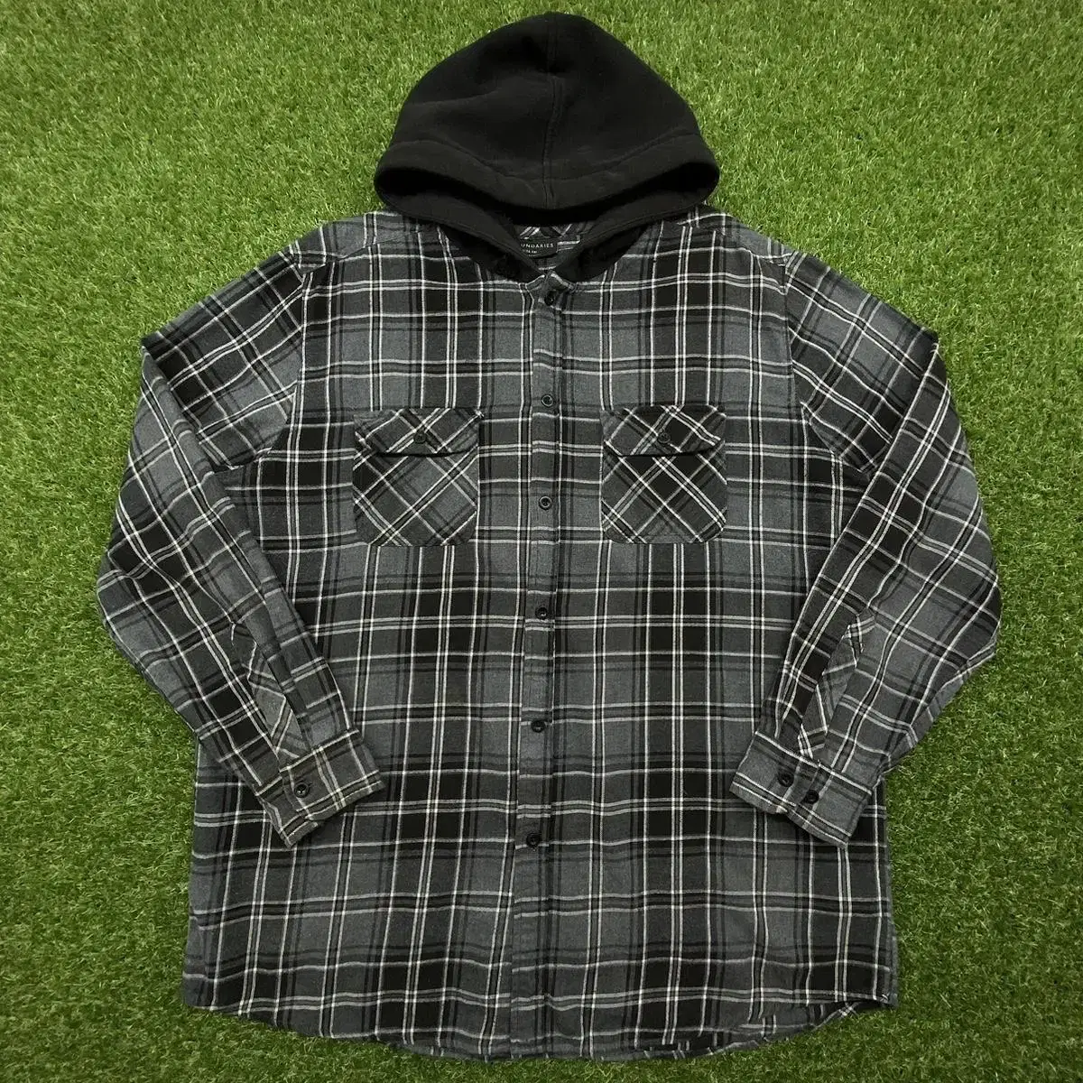 USAVintage Hooded Check Shirt