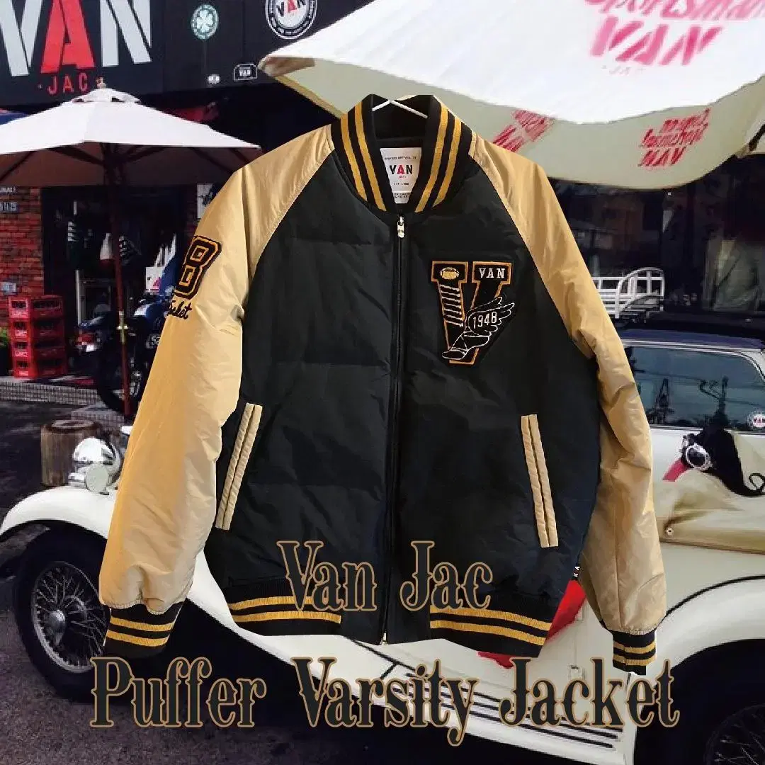 Van Jac Puffer Varsity Jacket LL