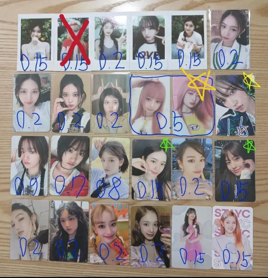 ive stayc new jeans wanggatanghulu polaroid ahn yujin jang wonyoung