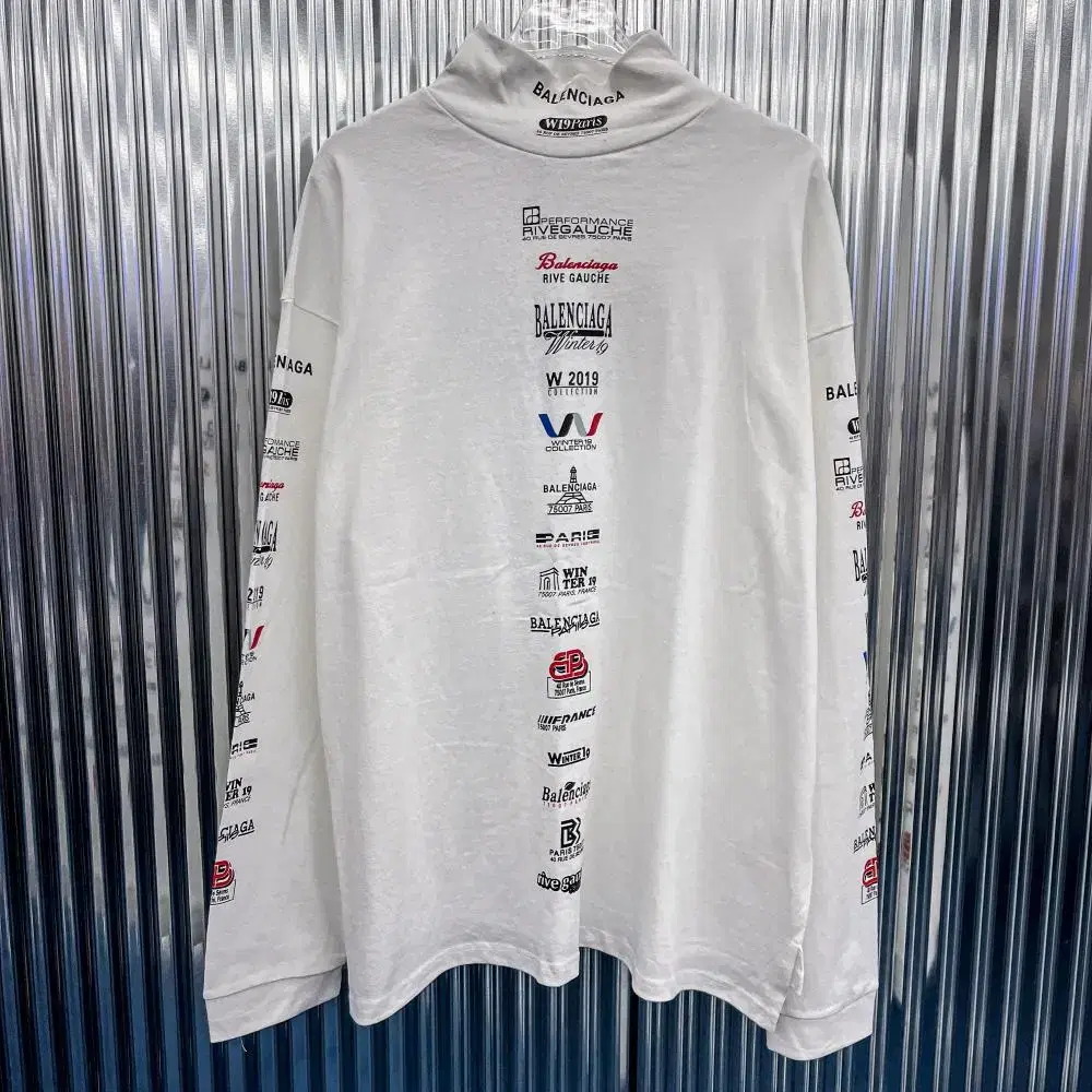 Balenciaga Lettering vahn pola sleeve (domestic 2XL) U655