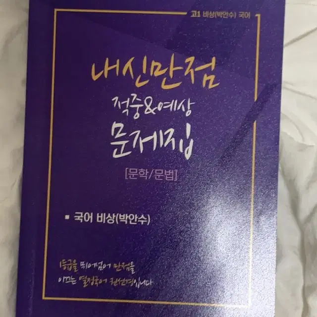 메가스터디 권선경T 고1 비상(박안수) 문학,문법파트 기출문제집