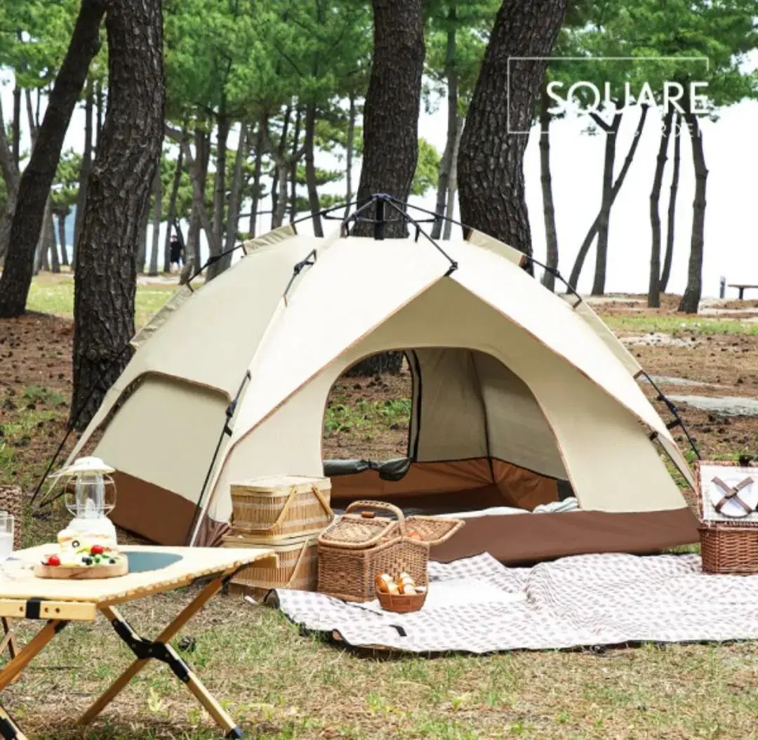 (NEW)Square Garden One Touch Tent