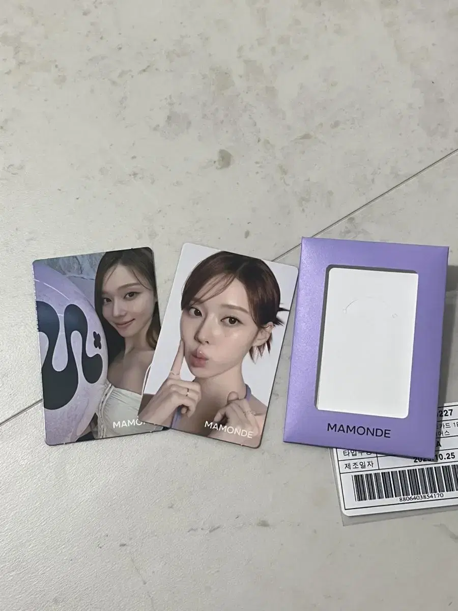 Winter Mamonde photocard Chapter 2