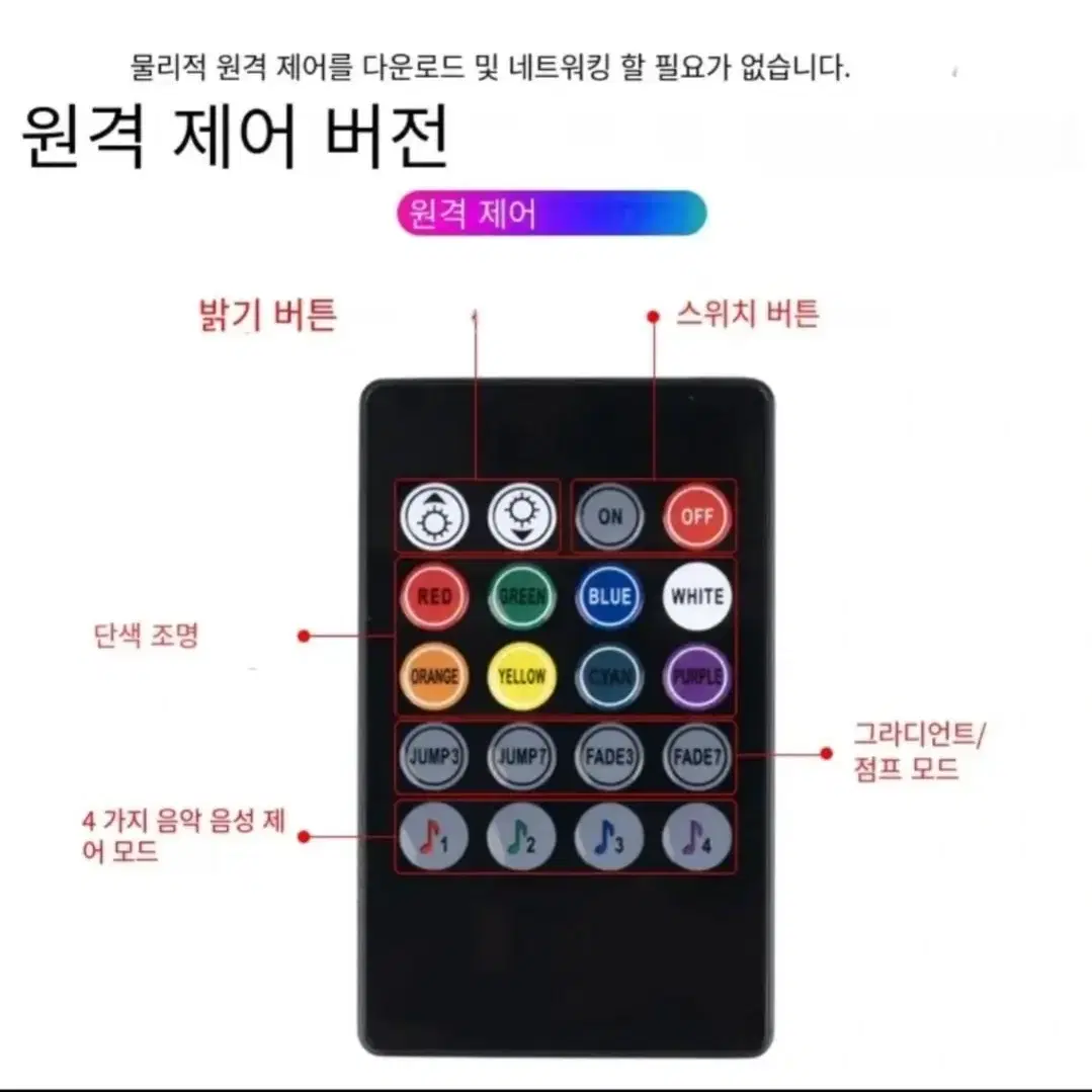 led풋시등 바4개