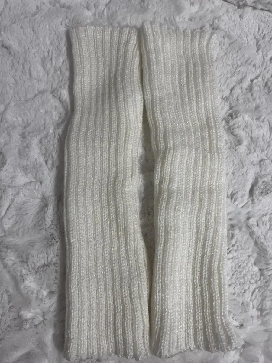 Cream Cable Knitted Leg Warmers
