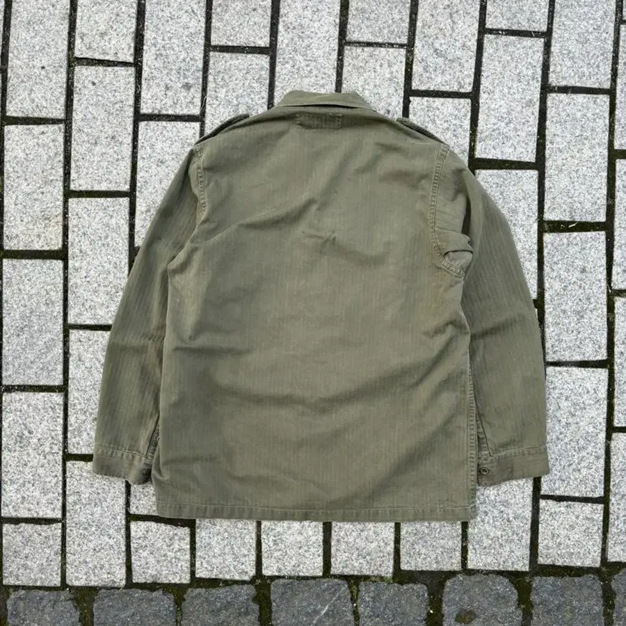 70s Dutch Army HBT 헤링본 셔츠