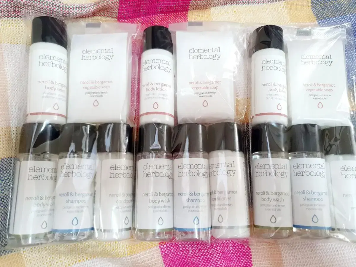 (New)Elemental Herbology,Shilla Stay,Body Lotion,Wash,Shampoo,Rinse.Soap