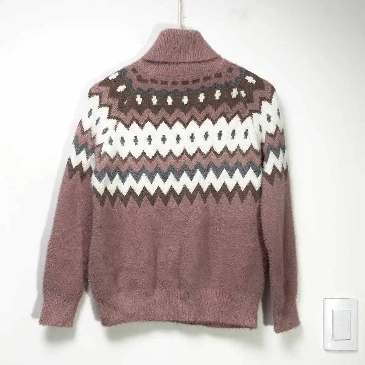 여성 앙고라 니트티 Size S(90) Angora Knit Sweate