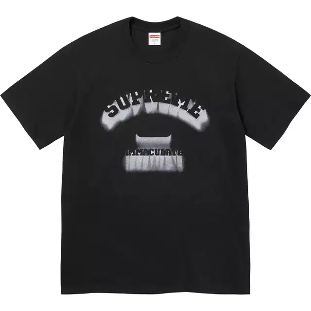 정품  S,M,L,XL,2XL 슈프림 쉐도우 반팔티SS24 슈프림반팔블랙