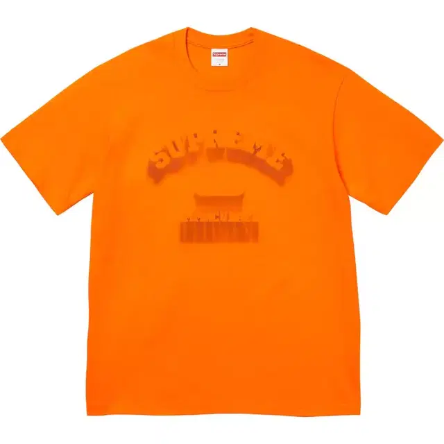 정품  S,M,L,XL,2XL 슈프림 쉐도우 반팔티SS24 슈프림반팔블랙