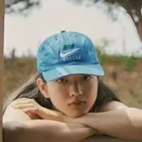 NIKE 나이키 빈티지 헤리티지86 스카이블루/형광노랑 볼캡 뉴진스 모자