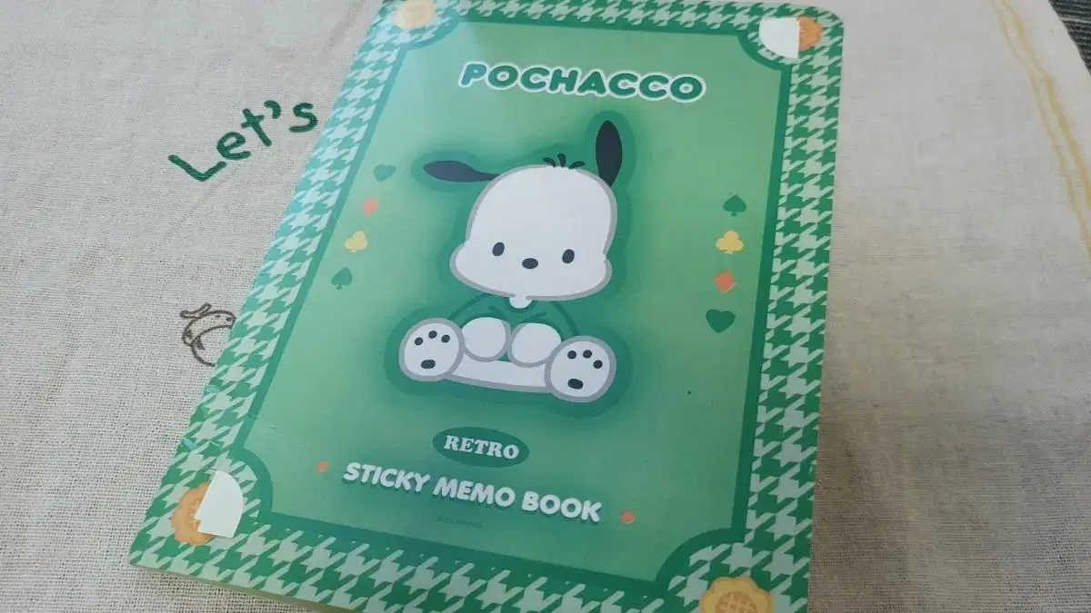 Sanrio Pochacco Memo Pad Set Letter Set