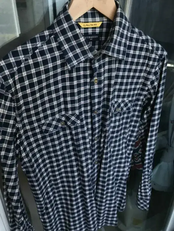 Intermezzo 105 Casual Green Navy Check Shirt Southern