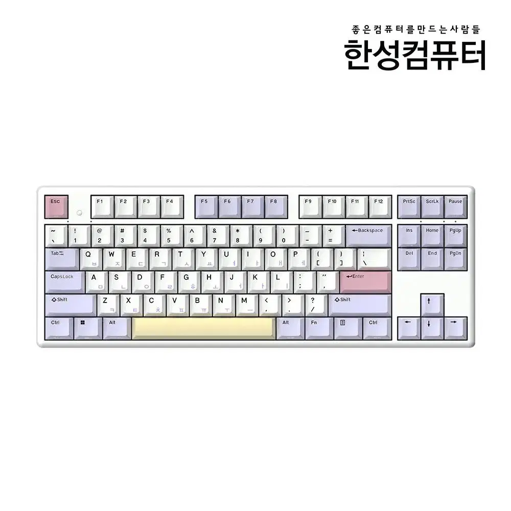 미개봉 새제품 한성컴퓨터 GK893B PRO PurPle Heart