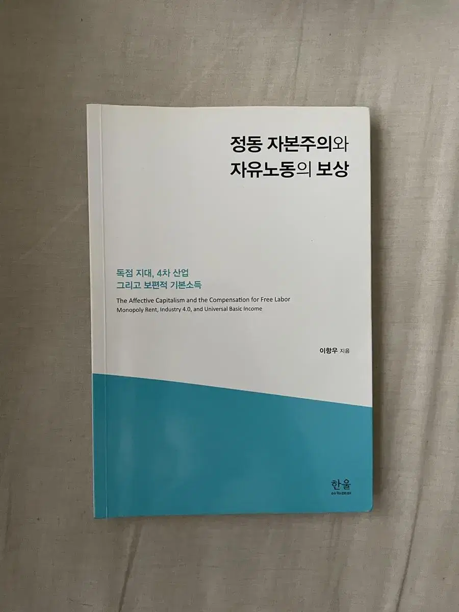 정동 자본주의와 자유노동의 보상 (한울 아카데미)