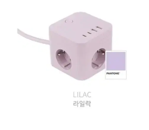 (이번주3.1)라이프썸 큐브 멀티탭 3구 4포트 USB C타입 1.8m