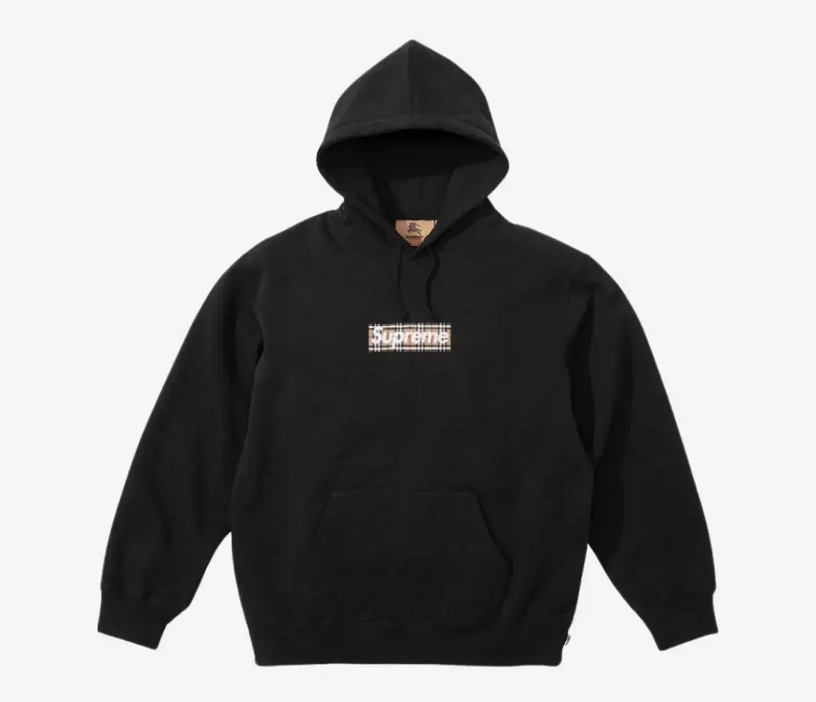 [XL] Supreme Burberry Box Logo Hoodie