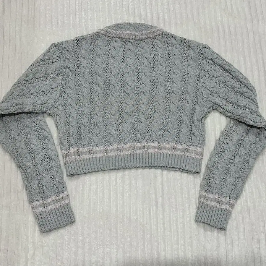 그로브 GROVE ELISE KNIT - LIGHT GRAY / PINK